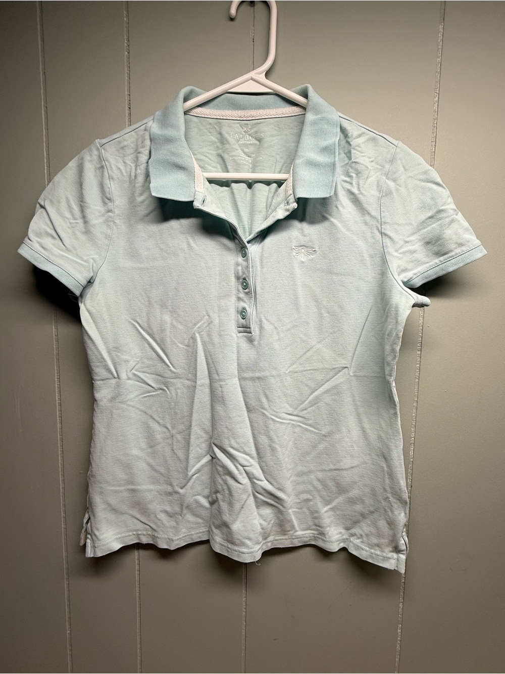 Talbots Pale Blue Women's Polo Button-Down Shirt